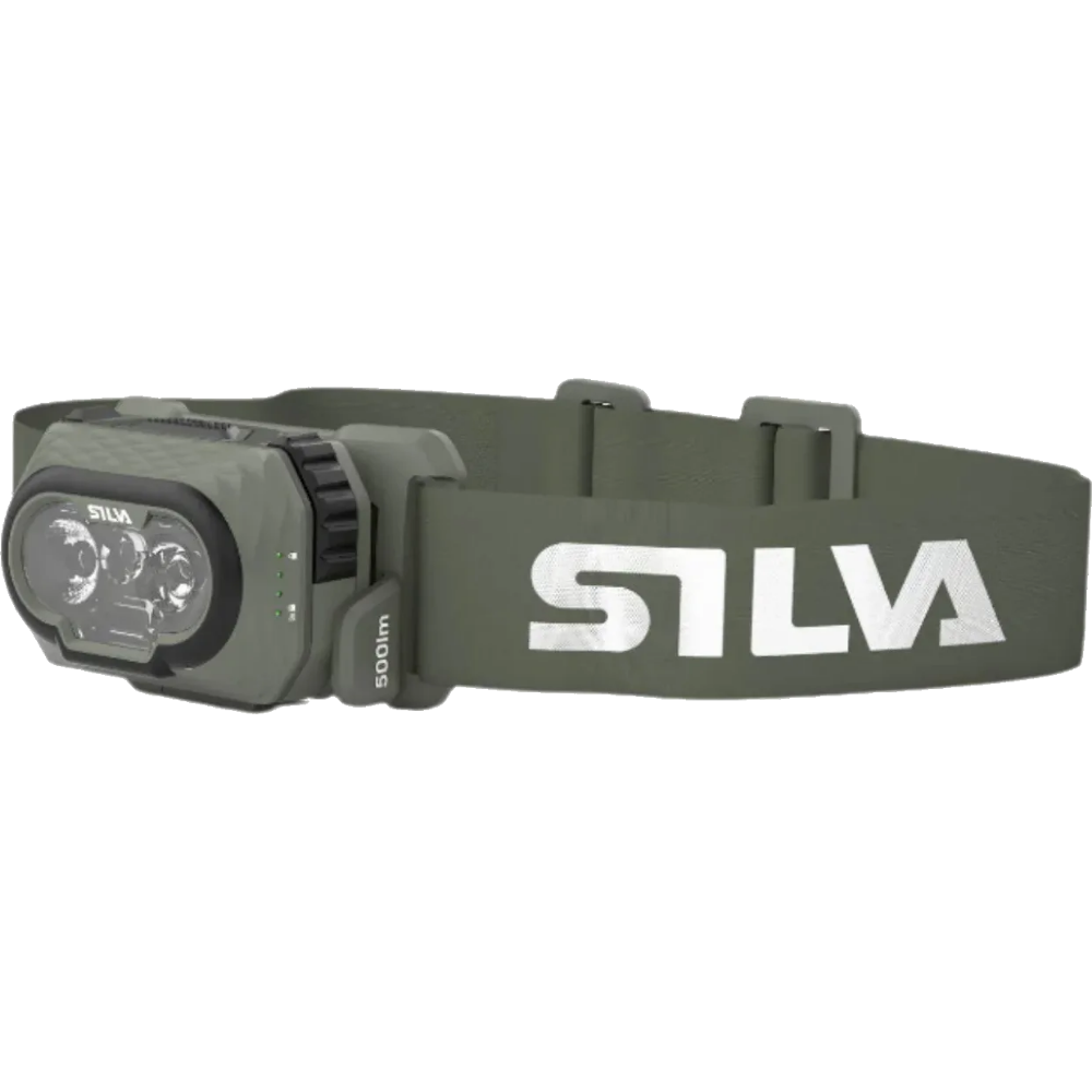 Silva Silva Discover 500 Hybrid otsalamppu, vihreä