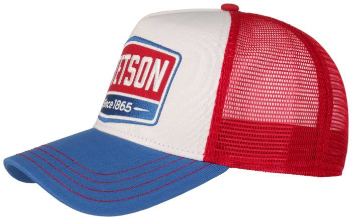 Stetson Trucker Cap Gasoline lippalakki, sininen/punainen