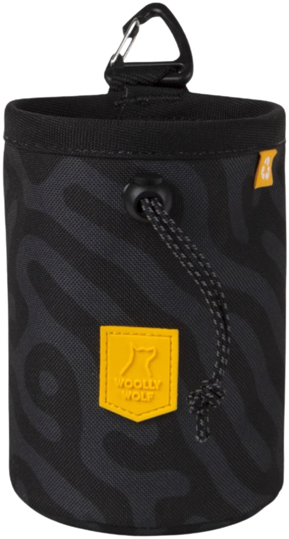 Woolly Wolf Roam Snack Bag makupalapussi, musta