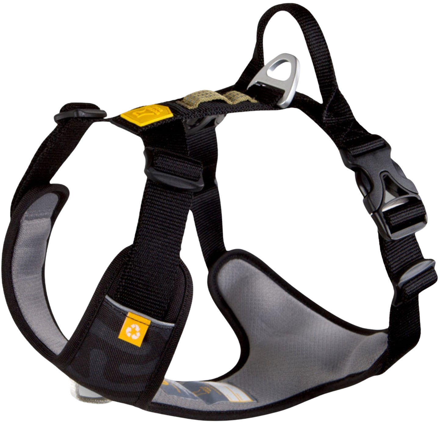 Woolly Wolf Roam Harness koirien valjaat, XS, musta