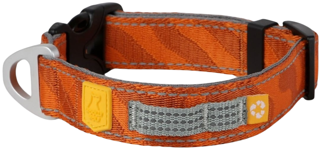 Woolly Wolf Roam Collar koirien kaulapanta, XS, Terracotta Ripple