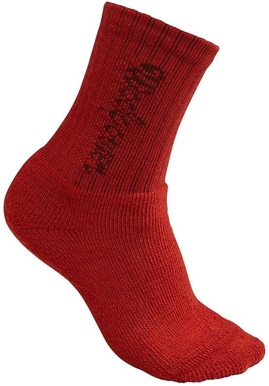Woolpower Kids Socks Classic Logo 400 Autumn Red