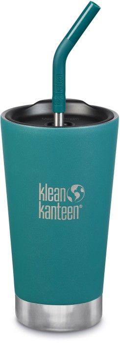 Klean Kanteen Insulated Tumbler 473ml with Straw Lid Emerald Bay