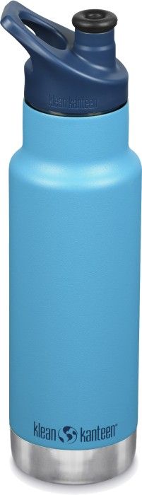 Klean Kanteen Kids Insulated Classic Narrow lasten juomapullo, 355 ml, Sport Cap, sininen