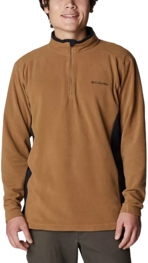 Columbia M's Klamath Range Half Zip Delta Black