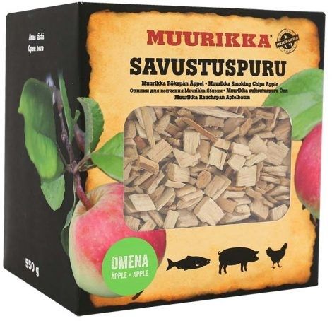 Muurikka Rökspån Äpple 550 g