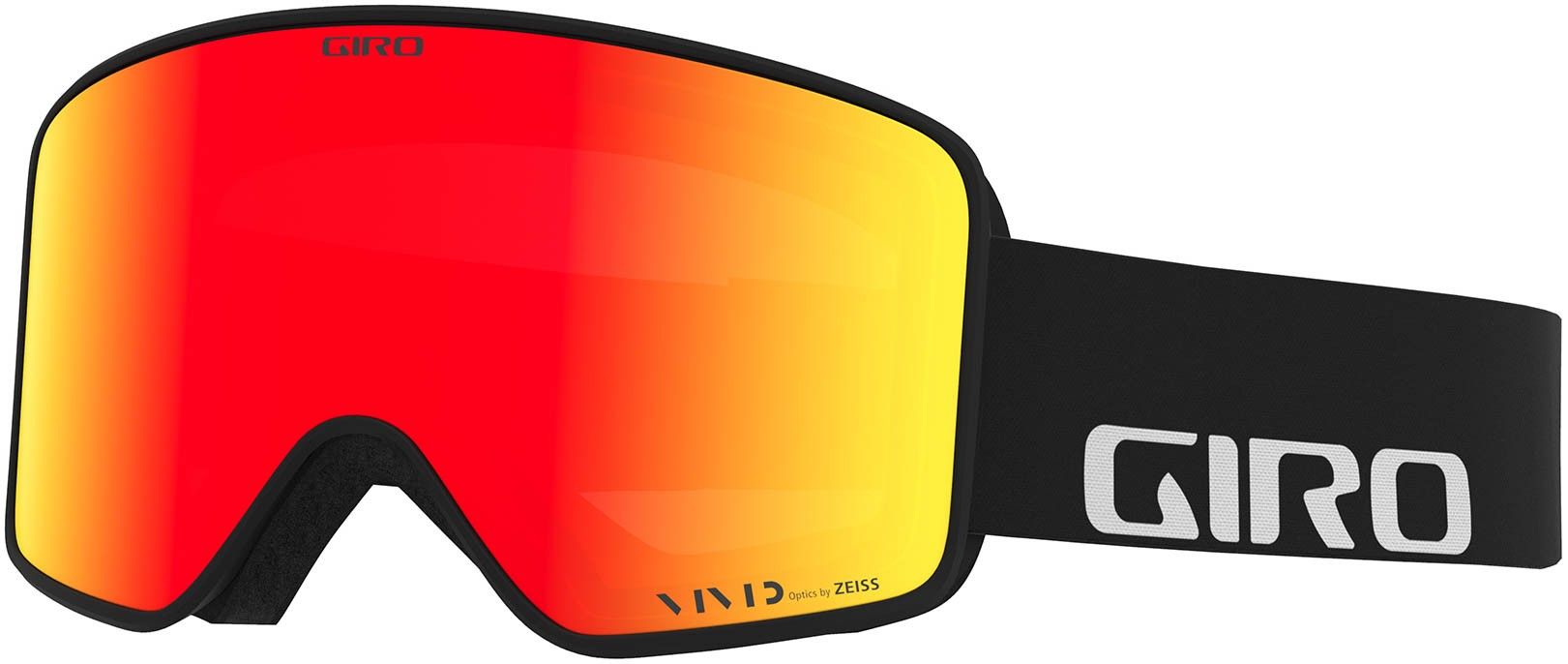 Giro Method Black Wordmark with Vivid Ember & Vivid Infrared
