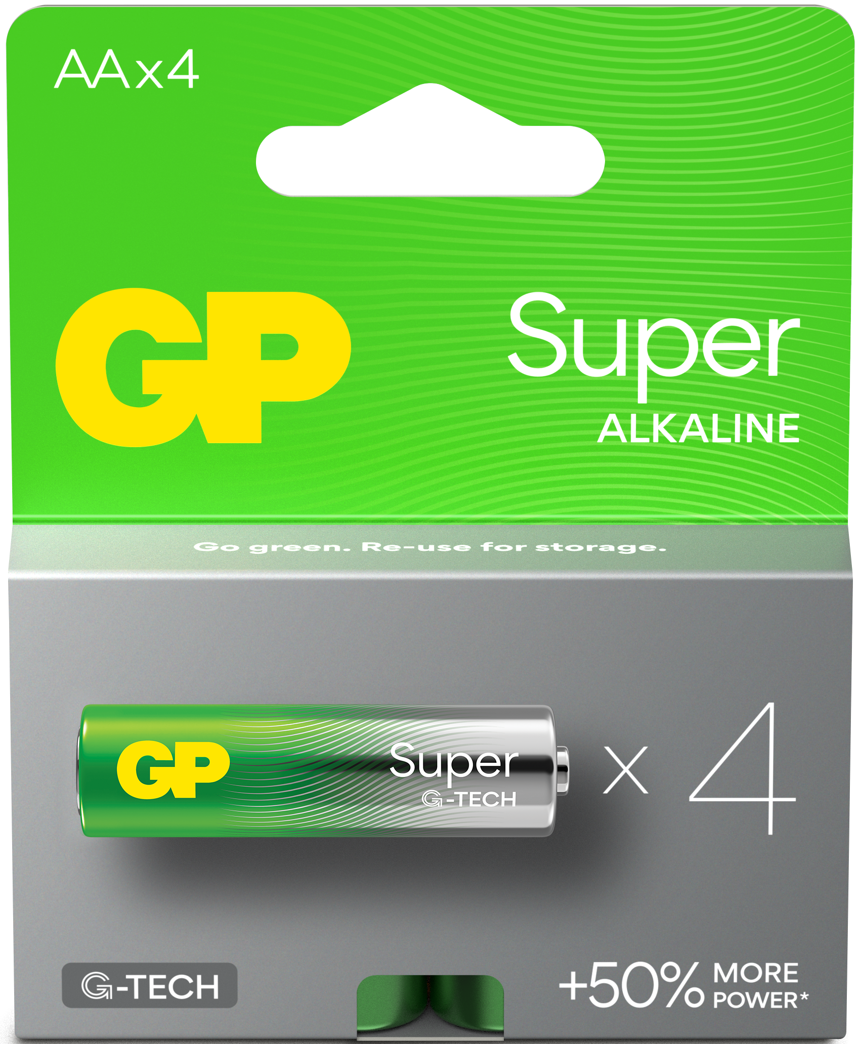 GP Batteries GP Super Alkaline AA-batteri, 15A/LR6, 4-pack