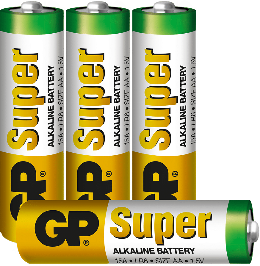 GP Batteries GP Super Alkaline AA-batteri, 15A/LR6, 4-pack