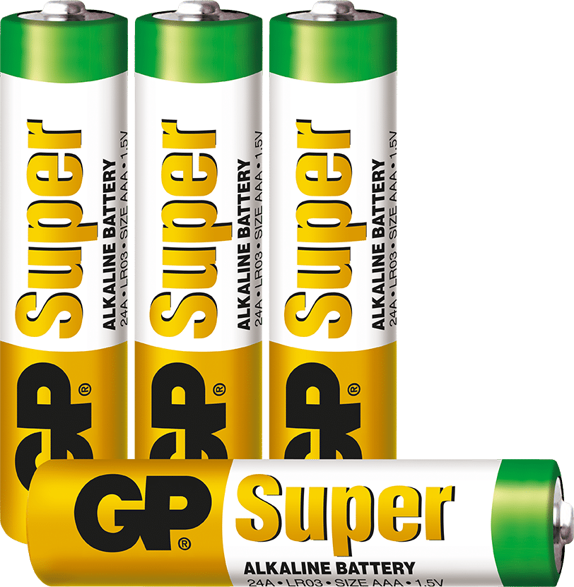 GP Batteries GP Super Alkaline AAA-batteri, 24A/LR03, 4-pack