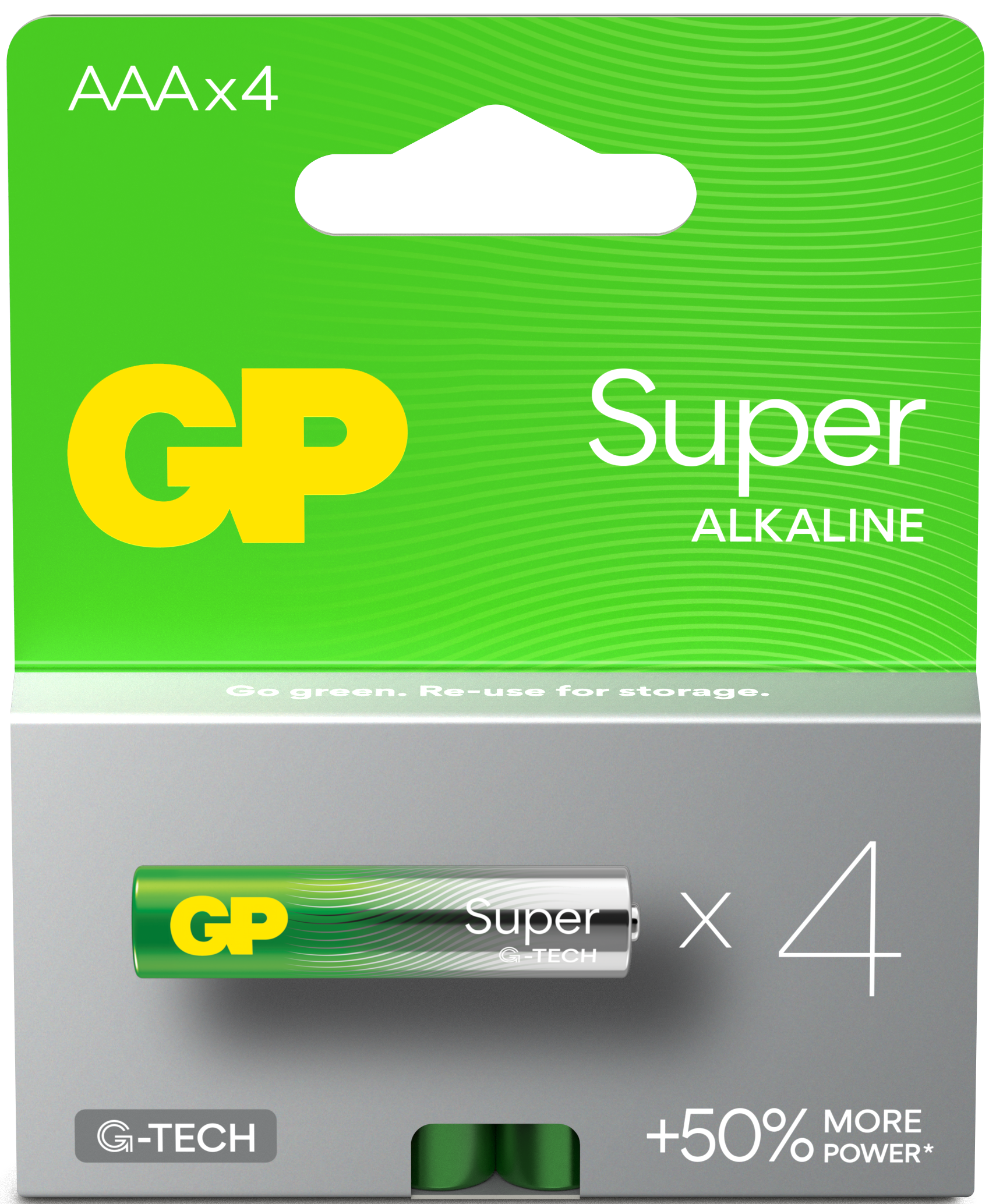 GP Batteries GP Super Alkaline AAA-batteri, 24A/LR03, 4-pack