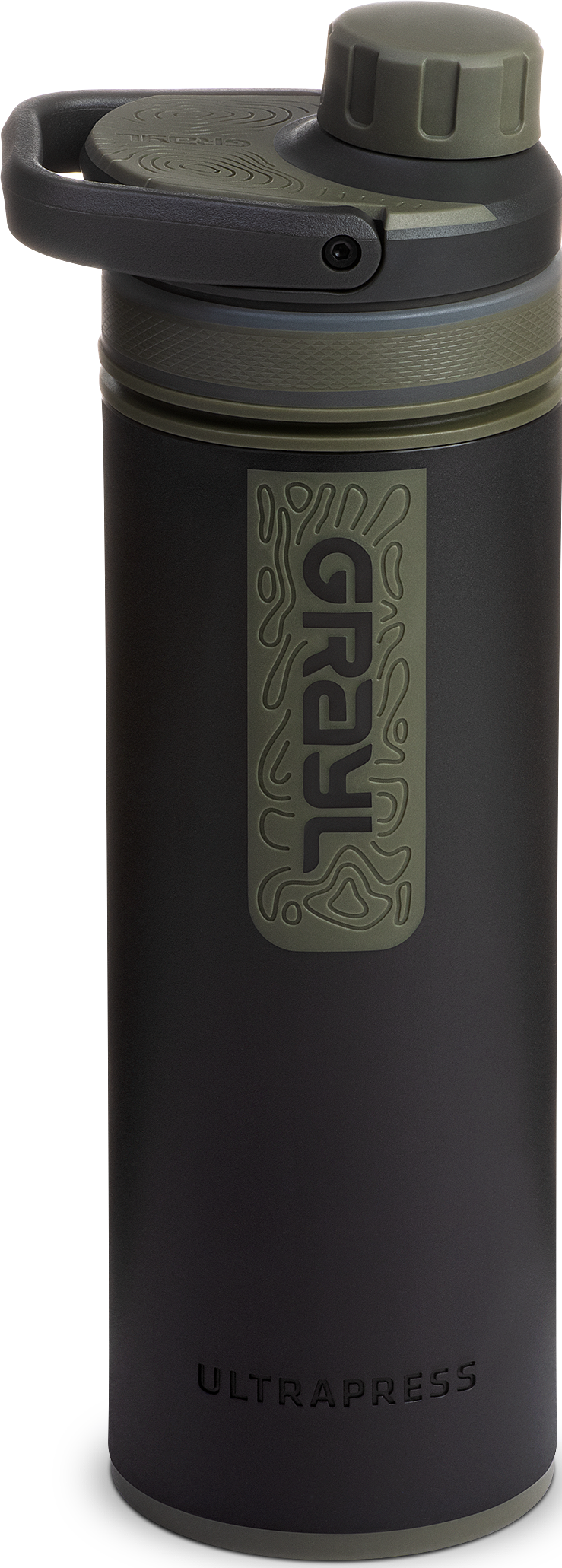 Grayl UltraPress Purifier Bottle Camp Black