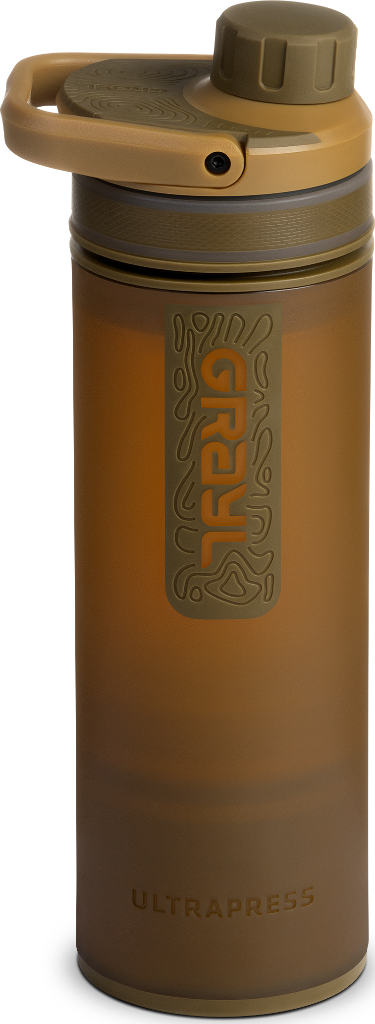 Grayl UltraPress Purifier Bottle Coyote Brown