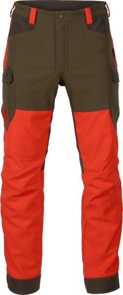 Härkila Wildboar Pro Housut Orange Blaze/Willow Green