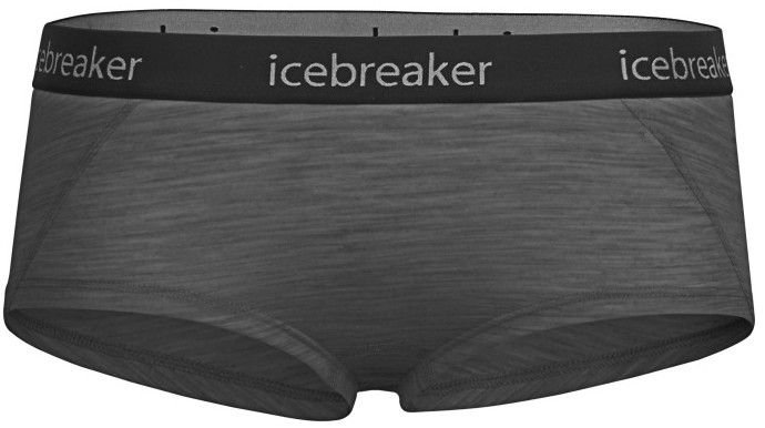 Icebreaker Sprite Hot Pants naisten alushousut, harmaa
