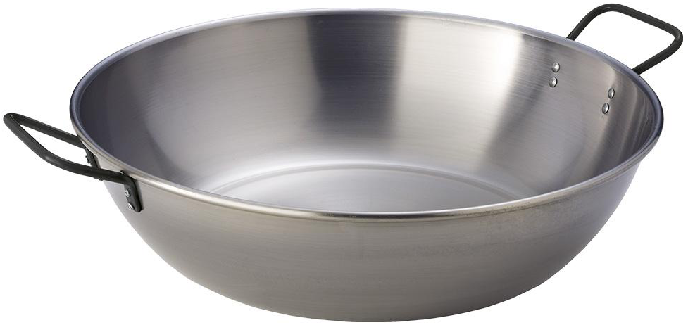 Muurikka Wok 60 cm Kaldvalset Stål