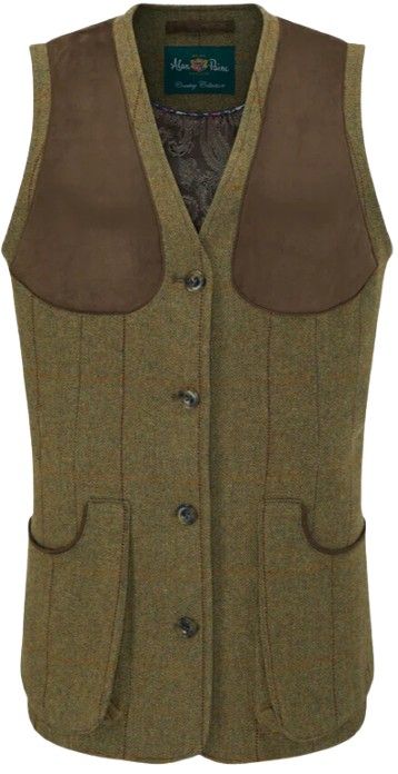 Alan Paine W"s Combrook Shooting Waistcoat Grove'