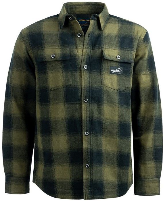 Arrak Outdoor M"s Flannel Shirt Olive/Black'