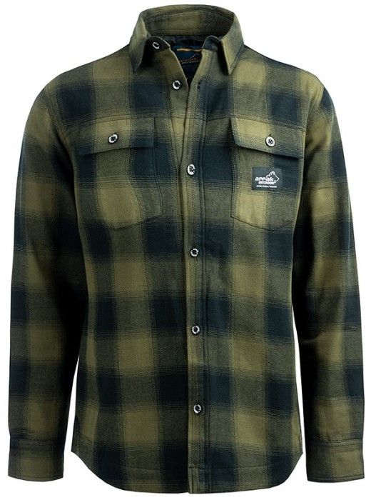Arrak Outdoor W"s Flannel Shirt Olive/Black'
