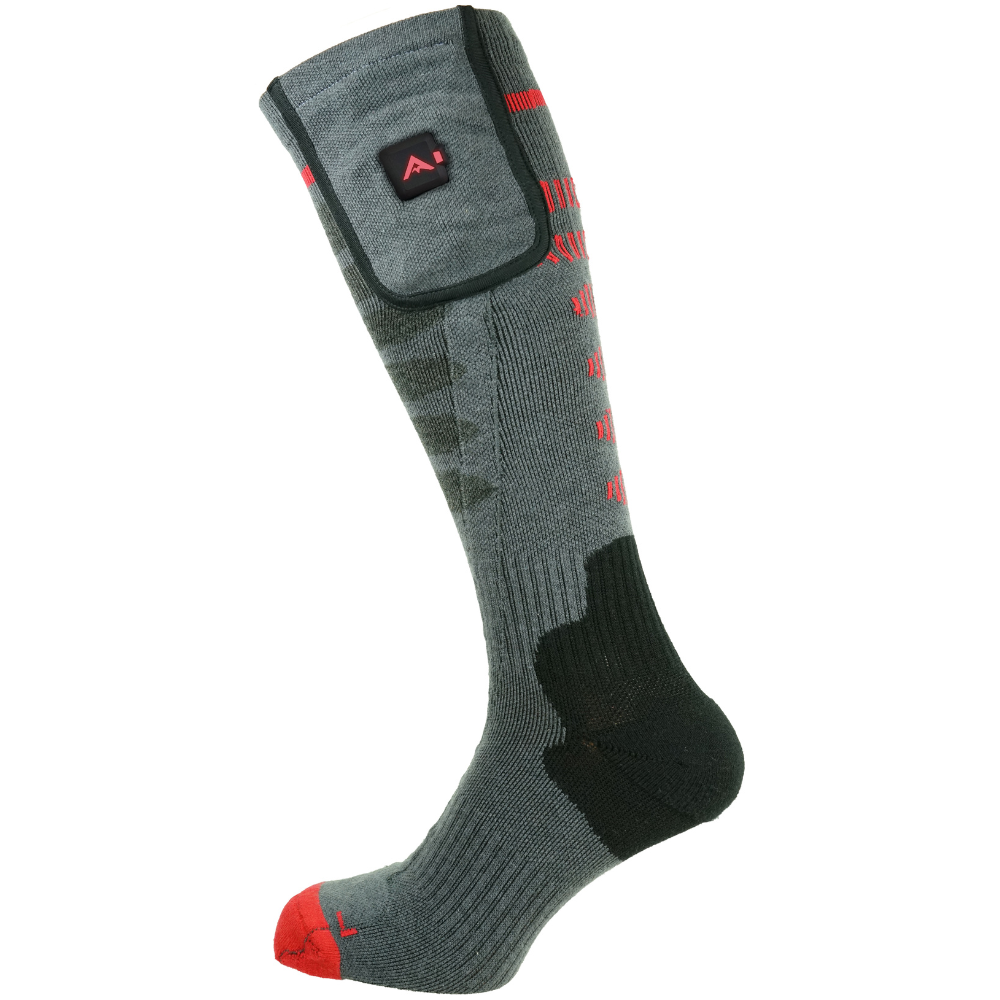 Avignon Heat SurroundActive Ohut Lämpösukat sis. Powerbank Basic Grey