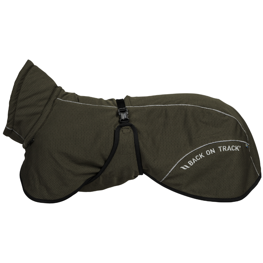 Back on Track Bay Mesh Coat Low Set Tail 30-35 cm Olive