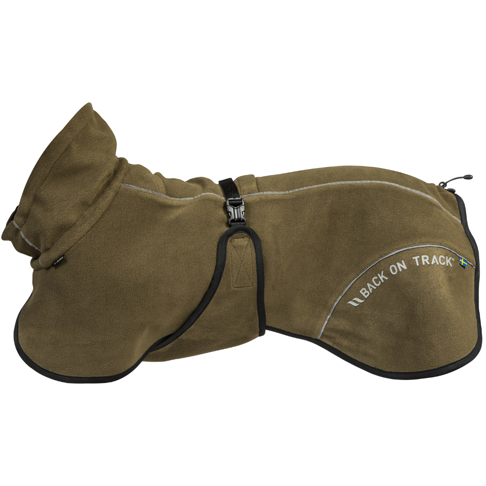 Back on Track Bay Fleece Coat High Set Tail 70 cm Olive