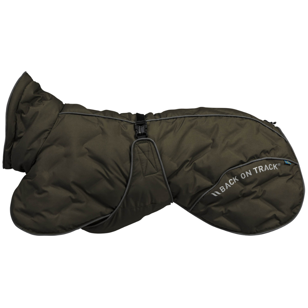 Back on Track Bay Padded Coat High Set Tail 40-50 cm Olive