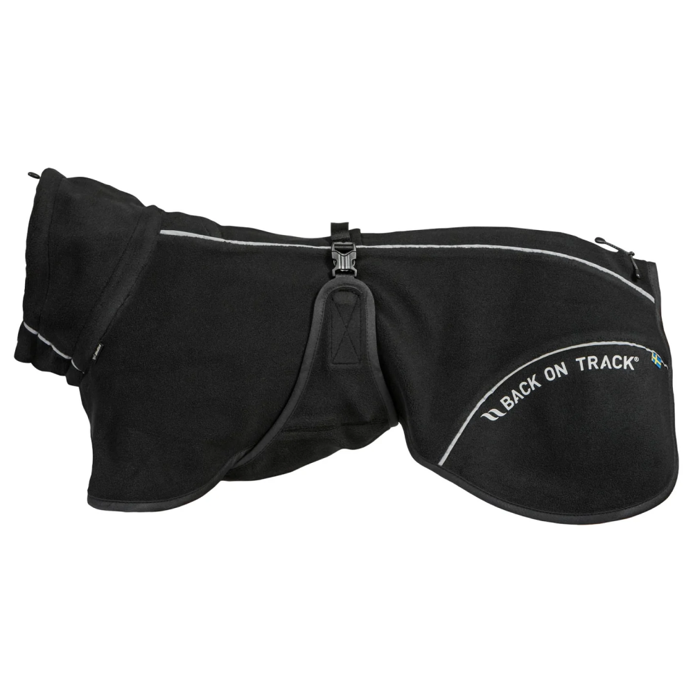Back on Track Bay Fleece Coat High Set Tail 40-50 cm Black