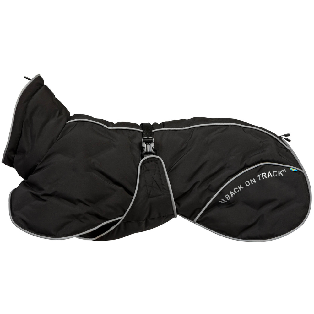 Back on Track Bay Padded Coat High Set Tail 25-35 cm Black