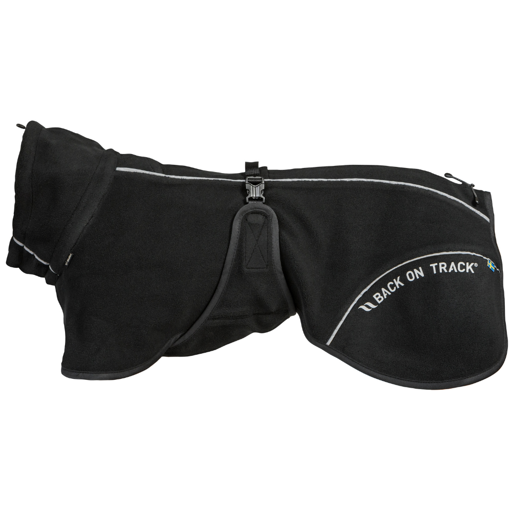 Back on Track Bay Fleece Coat High Set Tail 70-80 cm Black