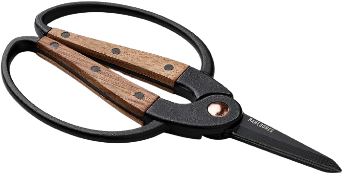 Barebones Garden Scissors Small Wallnut