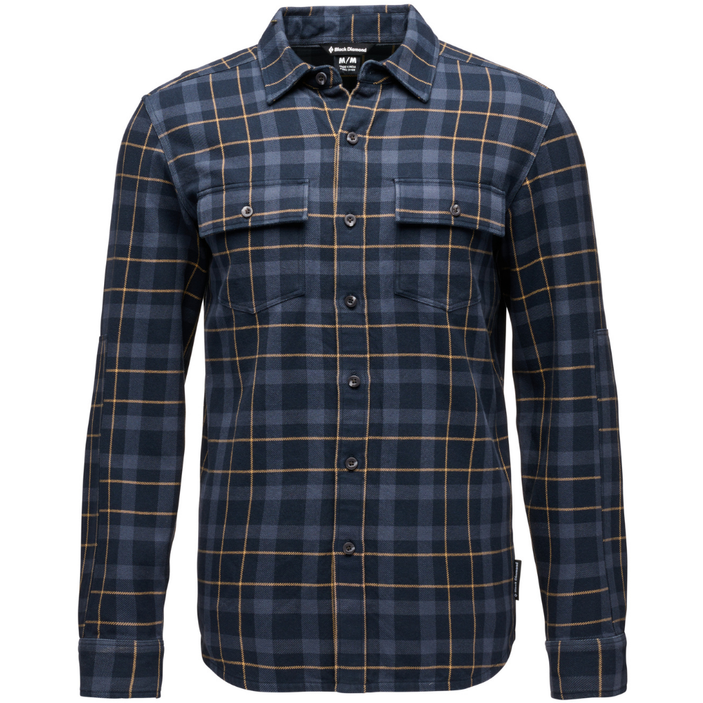 Black Diamond M's Project Twill Ls Shirt Charcoal-Black