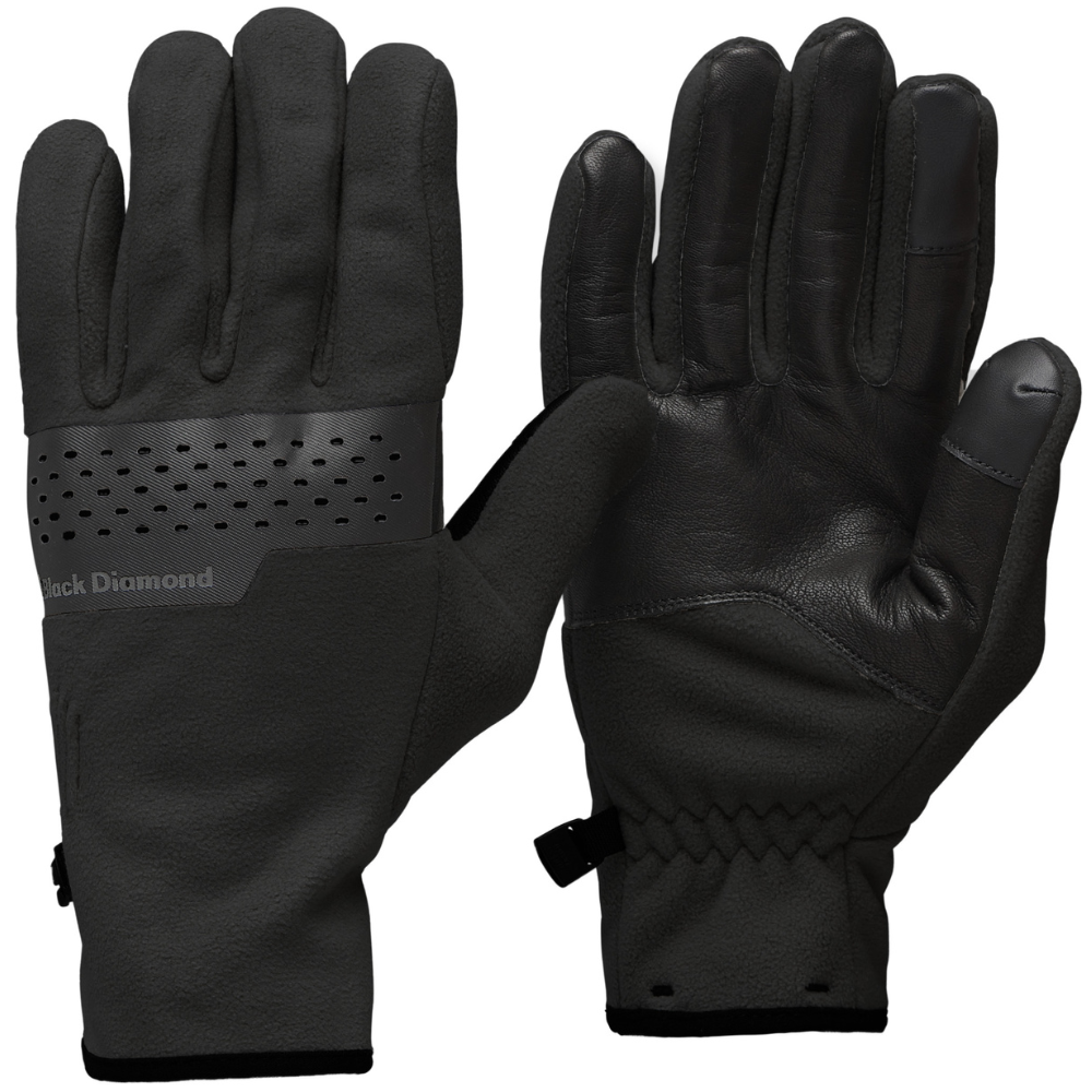 Black Diamond Diamond Alpine Fleece Gloves Black