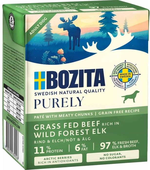 Bozita Dog Purely Pate Elk 370 g