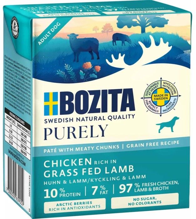 Bozita Dog Purely Pate Lamb 370 g