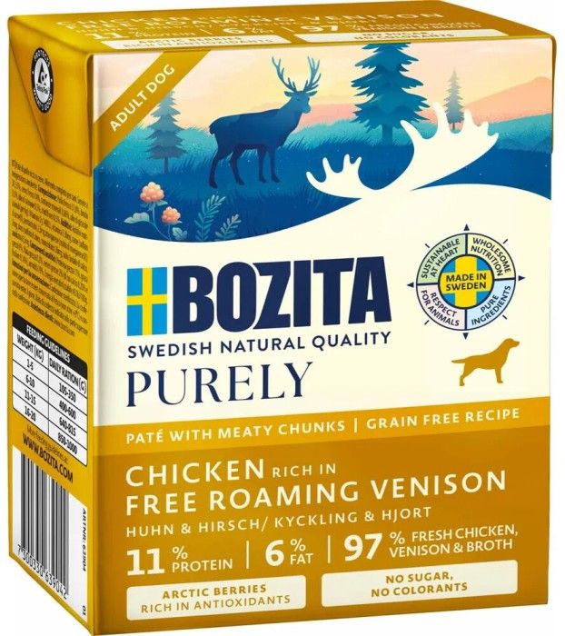 Bozita Dog Purely Pate Venison 370 g