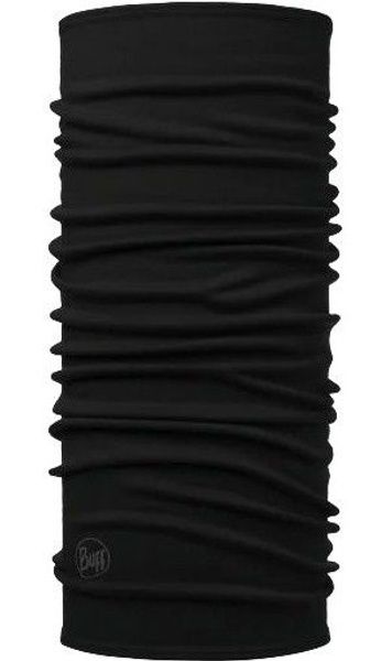 Buff Midweight Merino Wool Solid Black