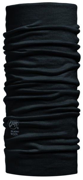 Buff Lightweight Merino Wool Solid Black