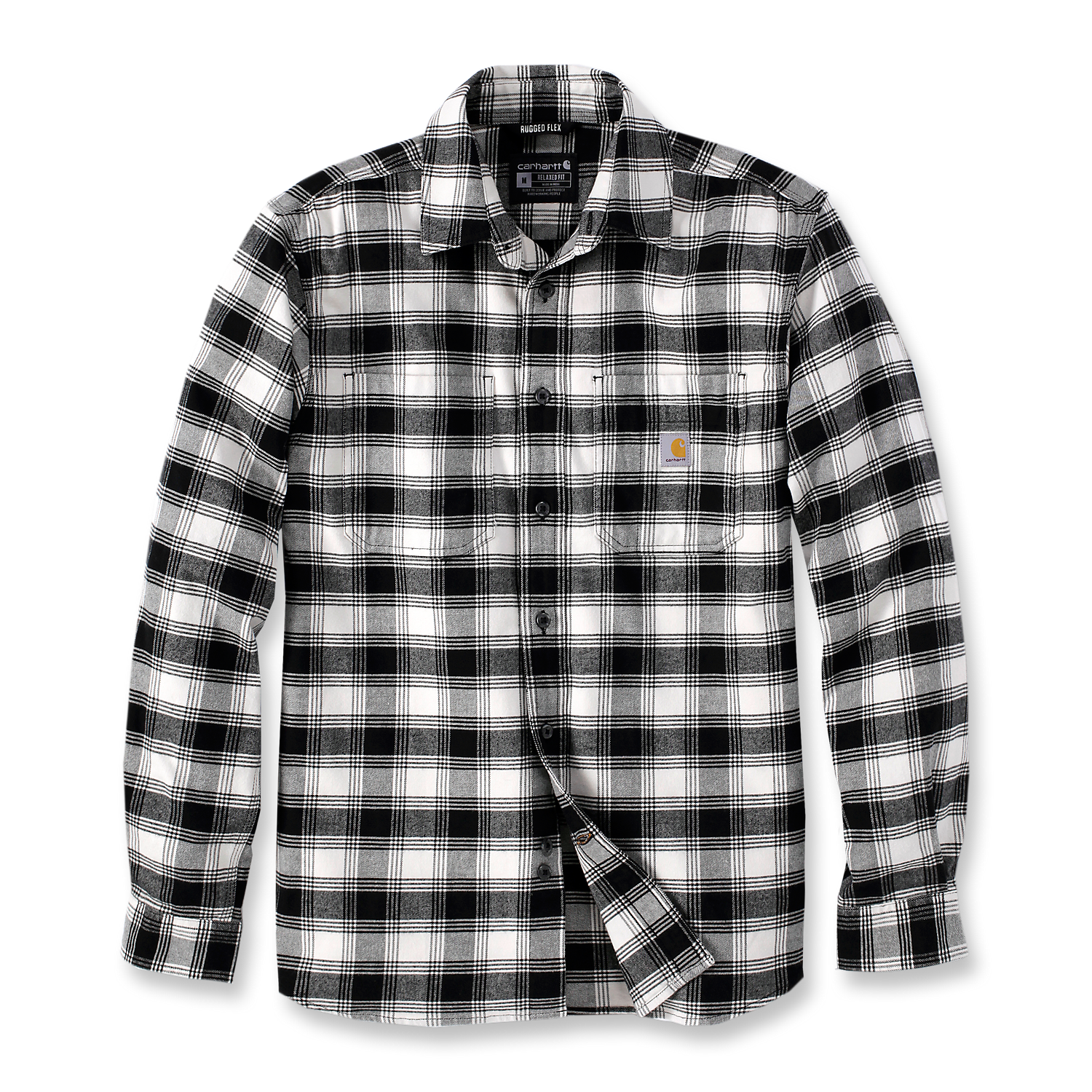 Carhartt Workwear Carhartt M's Flannel L/S Plaid Shirt Malt