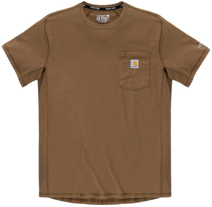 Carhartt Workwear Carhartt M's Force Pocket S/S T-Shirt Carhartt&reg; Brown