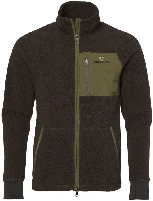 Chevalier M's Pax Light Pile Jacket Leather Brown