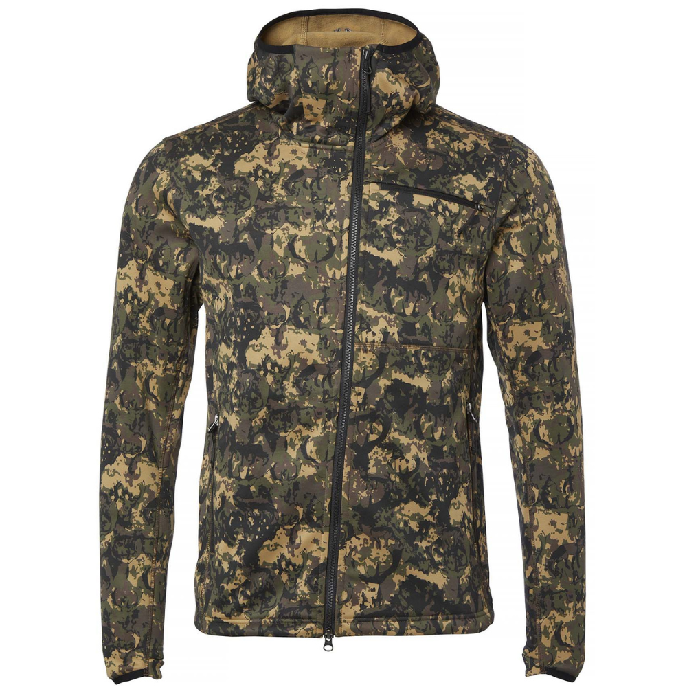 Chevalier M"s Hunter Stretch Zip Hoodie Antler Camouflage'