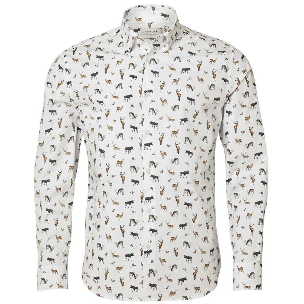 Chevalier M"s Danson Contemporary Fit Shirt Royal Family Print'