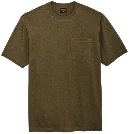 Filson M's S/S Frontier Solid T-Shirt Dark Olive