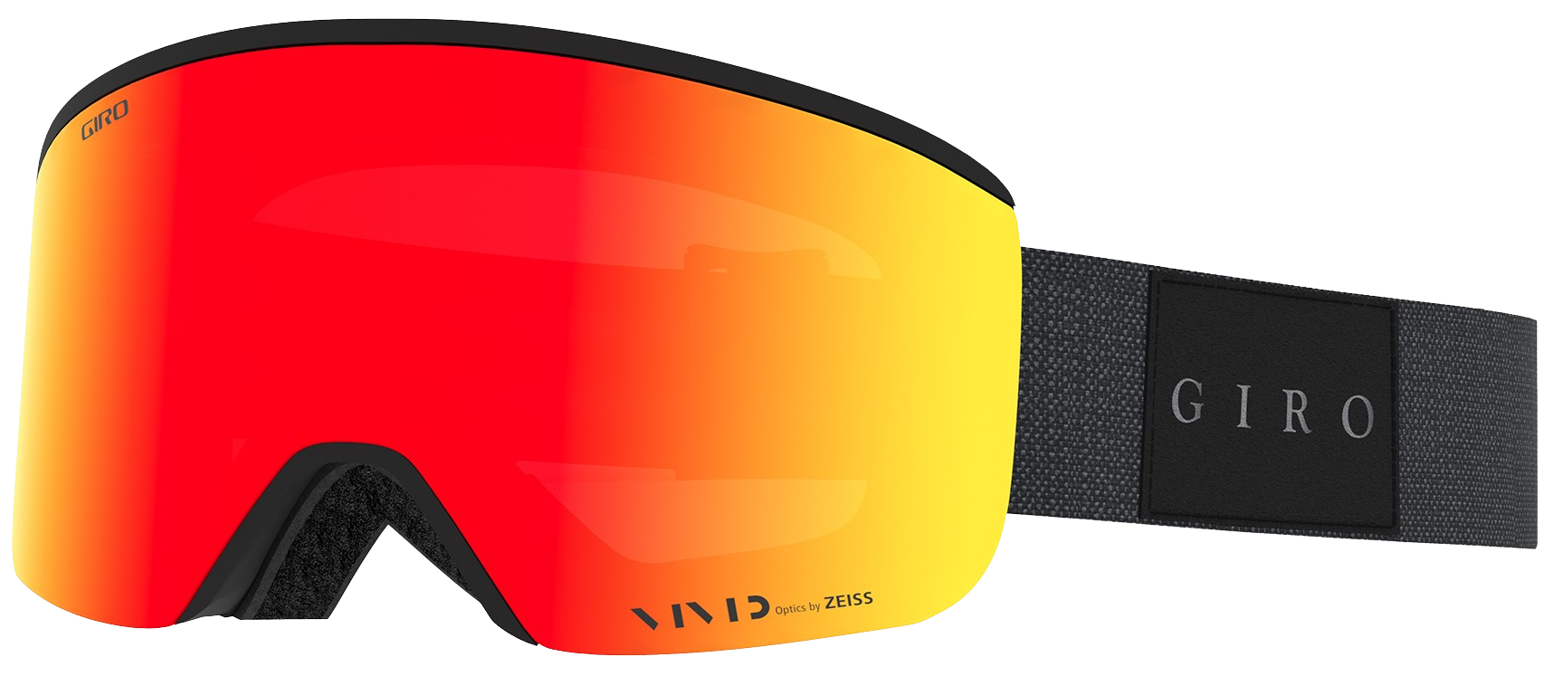 Giro AXIS Black Mono laskettelulasit, Vivid Ember/Vivid Infrared