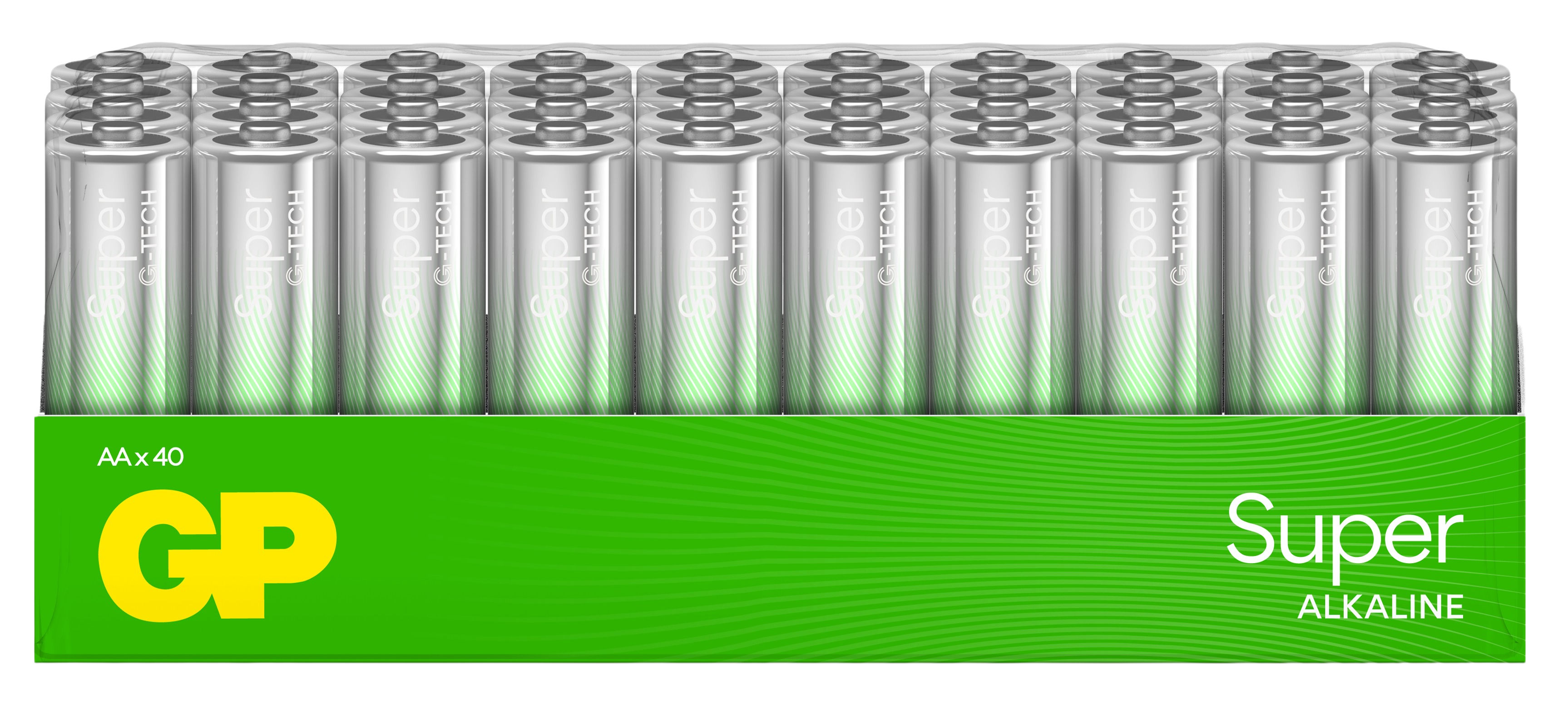 GP Batteries GP Super Alkaline AA-batteri, 15A/LR6 40-pack