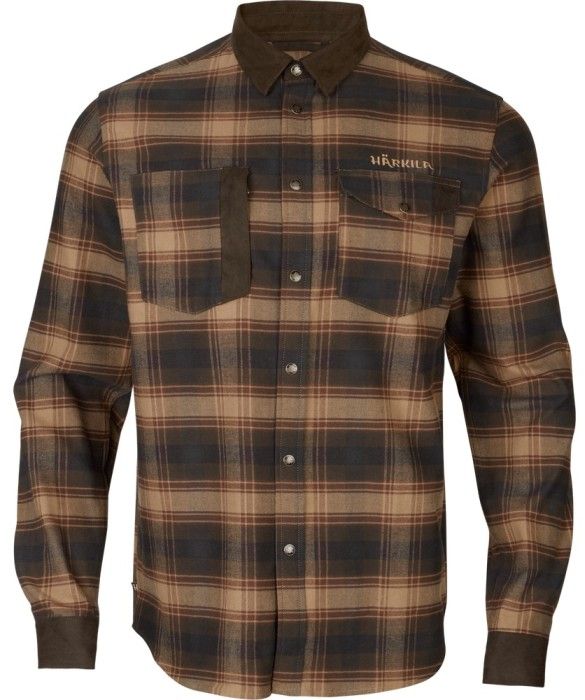 Härkila M"s Aivak L/S Shirt Burgundy'