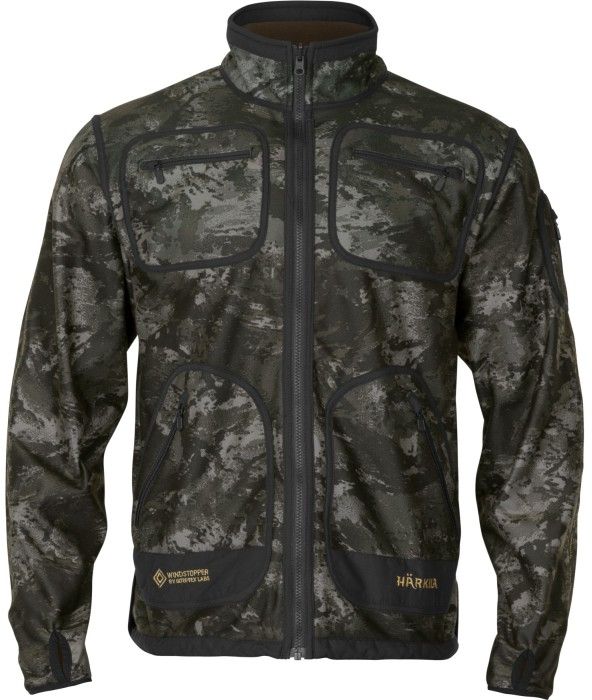 Härkila M's Kamko Noctyx WSP Reversible Fleece Jacket Axis Msp Black/Willow Green