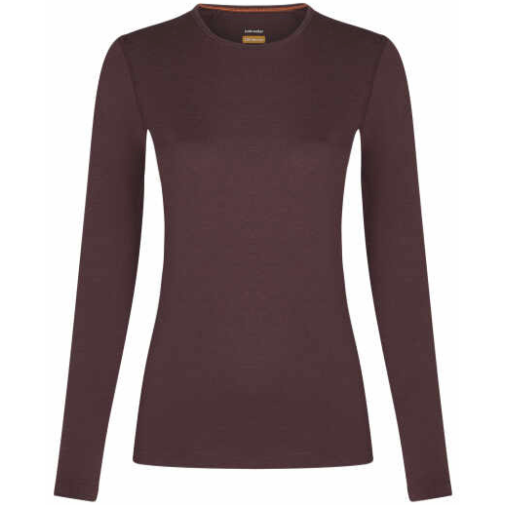 Icebreaker Ws Merino 200 Oasis LS Crewe Java