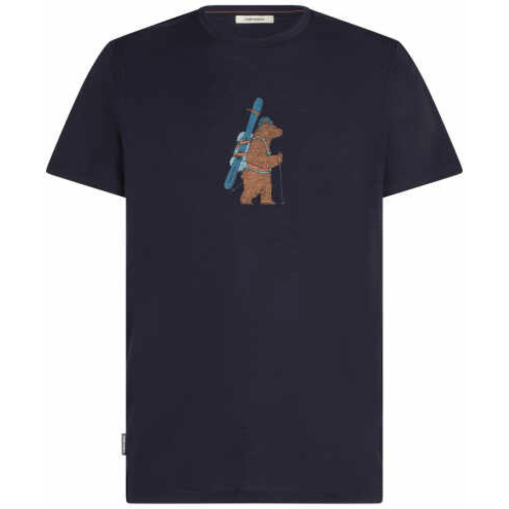 Icebreaker M"s Merino 150 Tech Lite SS Tee Bear Tour Midnight Navy'